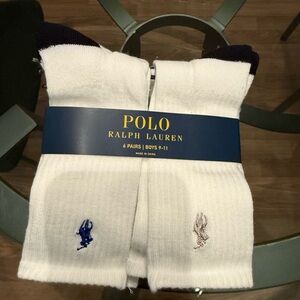 Polo by Ralph Lauren Boys' White Socks
